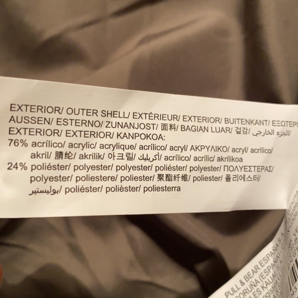 PULL&BEAR Faux Fur Coat L - Picture 7 of 16